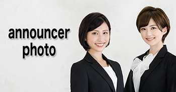 アナウンサー就活写真へ